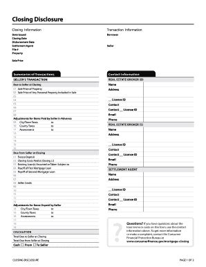 what documents are needed by seller at closing